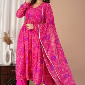 WOMES PARTY WEAR AND FORMAL ALL TIME SUITED KURTIS 3 PIECE SET FOR WOMENS (ROYAL)