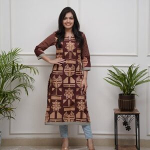 WOMES PARTY WEAR AND FORMAL ALL TIME SUITED KURTIS 3 PIECE SET FOR WOMENS (ROYAL)
