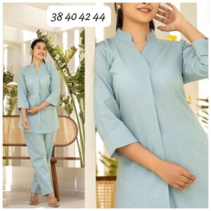 WOMES PARTY WEAR AND FORMAL ALL TIME SUITED KURTIS 3 PIECE SET FOR WOMENS (ROYAL)