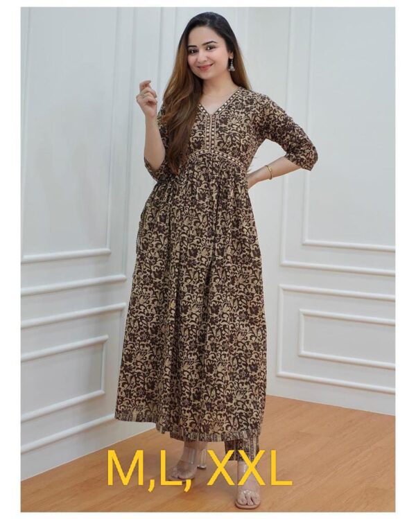 WOMES PARTY WEAR AND FORMAL ALL TIME SUITED KURTIS 3 PIECE SET FOR WOMENS (ROYAL)