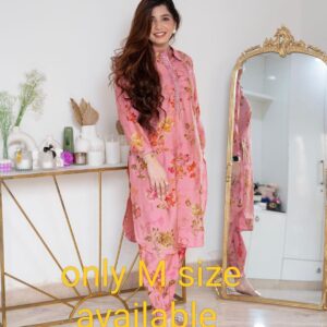WOMES PARTY WEAR AND FORMAL ALL TIME SUITED KURTIS 3 PIECE SET FOR WOMENS (ROYAL)