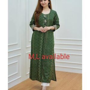 WOMES PARTY WEAR AND FORMAL ALL TIME SUITED KURTIS 3 PIECE SET FOR WOMENS (ROYAL)