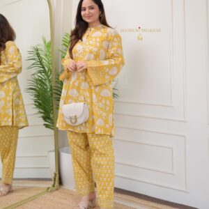 WOMES PARTY WEAR AND FORMAL ALL TIME SUITED KURTIS 3 PIECE SET FOR WOMENS (ROYAL)