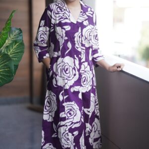 WOMES PARTY WEAR AND FORMAL ALL TIME SUITED KURTIS 3 PIECE SET FOR WOMENS (ROYAL)