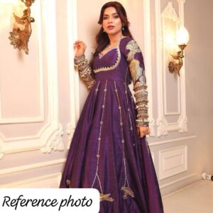 PARTY WEAR HIGH QUALITY WOMENS KURTI FOR PARTY WEAR LEHENGA TYPE (1400)