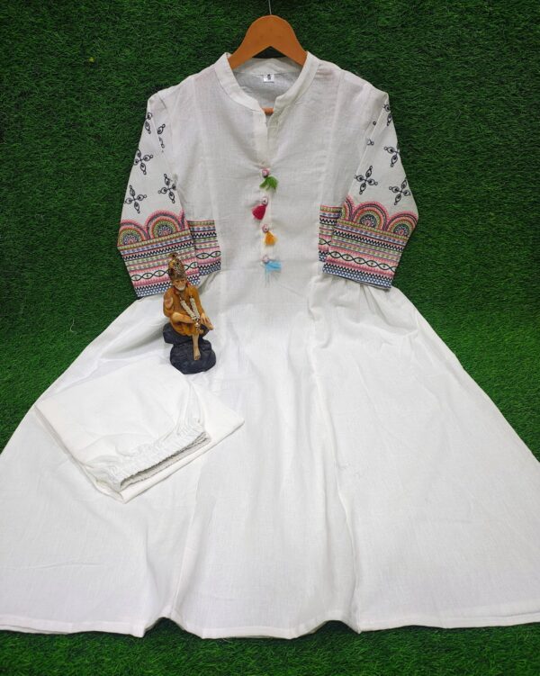 WOMES PARTY WEAR AND FORMAL ALL TIME SUITED KURTIS 3 PIECE SET FOR WOMENS (ROYAL)