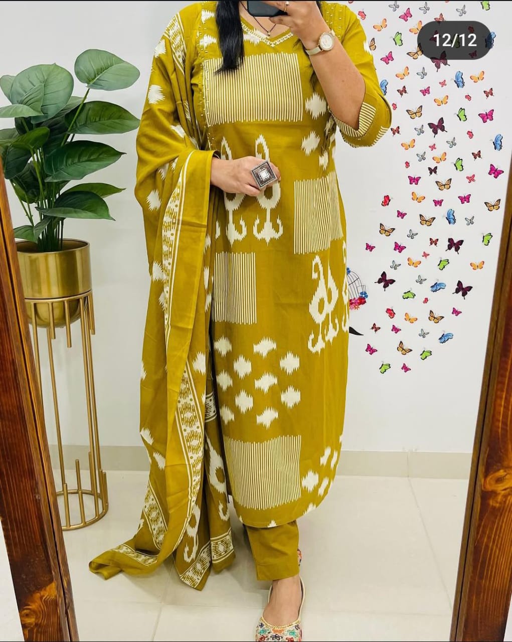 WOMES PARTY WEAR AND FORMAL ALL TIME SUITED KURTIS 3 PIECE SET FOR WOMENS (ROYAL)