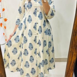 WOMES PARTY WEAR AND FORMAL ALL TIME SUITED KURTIS 3 PIECE SET FOR WOMENS (ROYAL)
