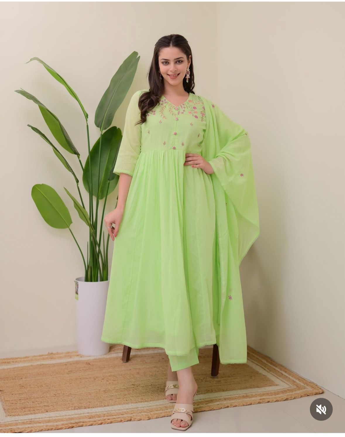 WOMES PARTY WEAR AND FORMAL ALL TIME SUITED KURTIS 3 PIECE SET FOR WOMENS (ROYAL)