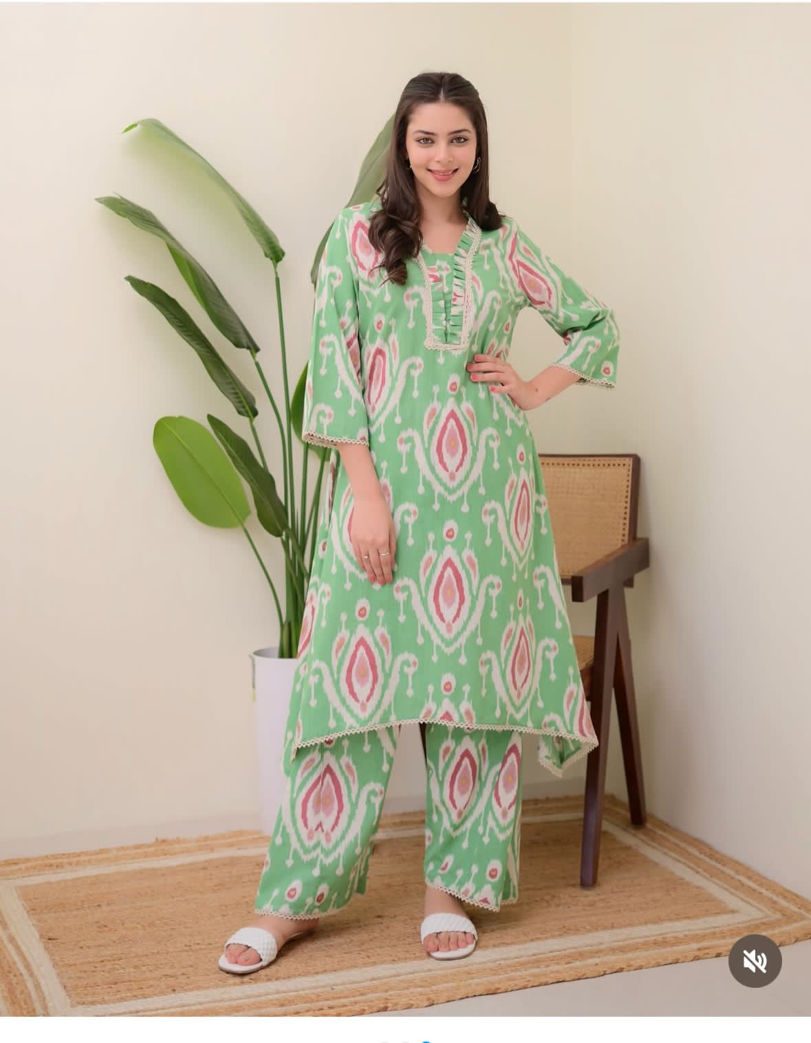 WOMES PARTY WEAR AND FORMAL ALL TIME SUITED KURTIS 3 PIECE SET FOR WOMENS (ROYAL)