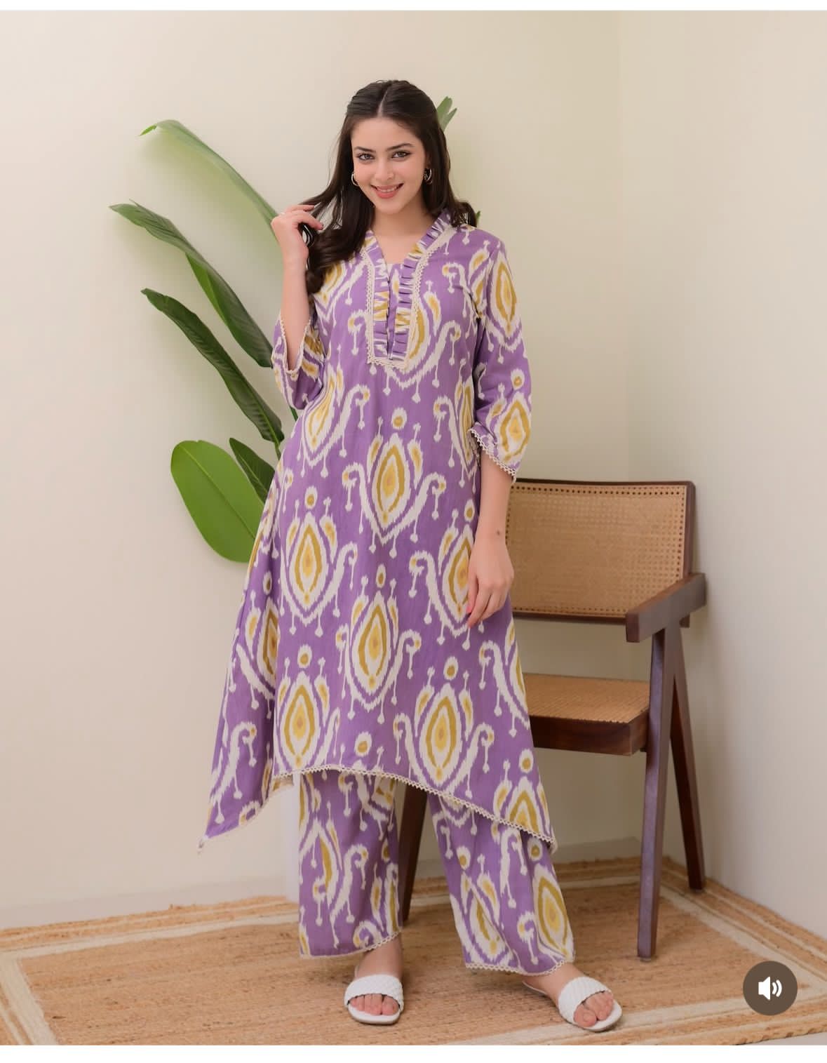 WOMES PARTY WEAR AND FORMAL ALL TIME SUITED KURTIS 3 PIECE SET FOR WOMENS (ROYAL)