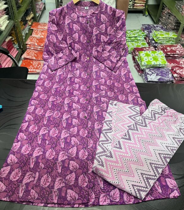 WOMES PARTY WEAR AND FORMAL ALL TIME SUITED KURTIS 3 PIECE SET FOR WOMENS (ROYAL)