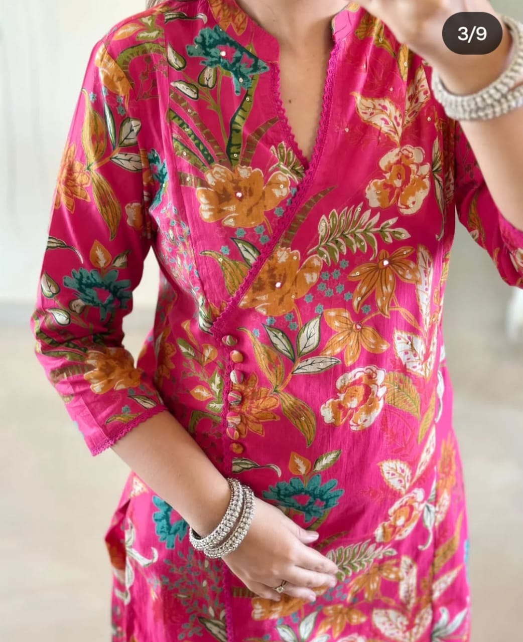 WOMES PARTY WEAR AND FORMAL ALL TIME SUITED KURTIS 3 PIECE SET FOR WOMENS (ROYAL)