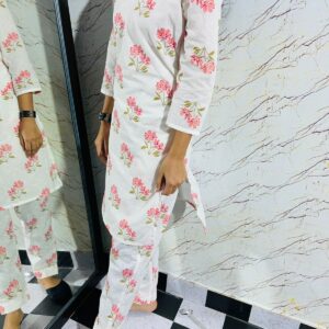 WOMES PARTY WEAR AND FORMAL ALL TIME SUITED KURTIS 3 PIECE SET FOR WOMENS (ROYAL)