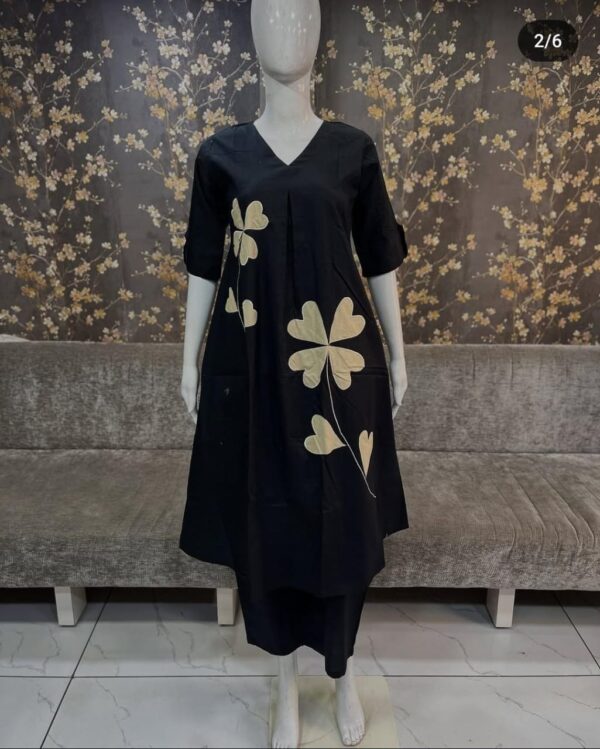 WOMES PARTY WEAR AND FORMAL ALL TIME SUITED KURTIS 3 PIECE SET FOR WOMENS (ROYAL)