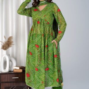 WOMES PARTY WEAR AND FORMAL ALL TIME SUITED KURTIS 3 PIECE SET FOR WOMENS (ROYAL)