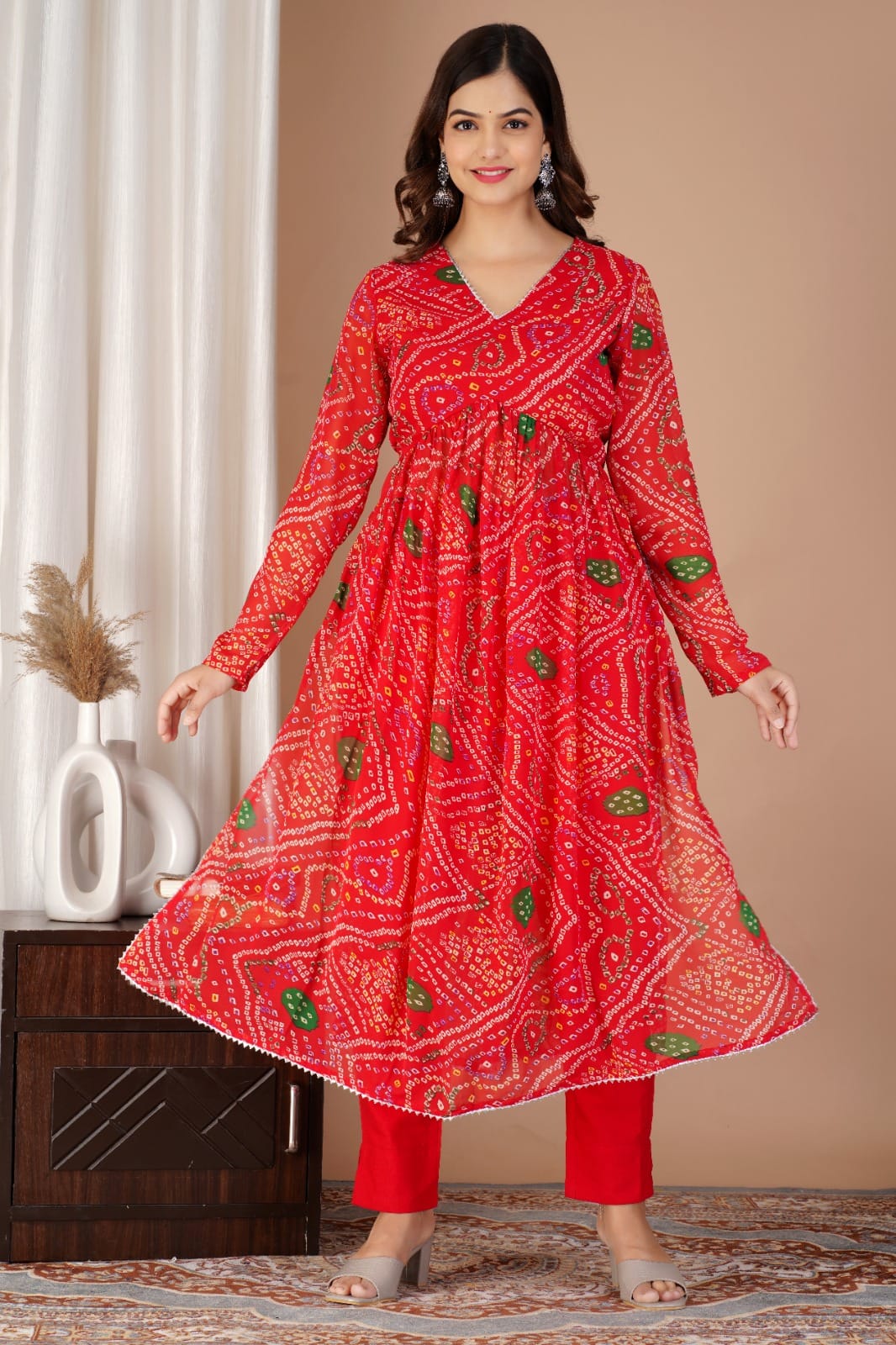 WOMES PARTY WEAR AND FORMAL ALL TIME SUITED KURTIS 3 PIECE SET FOR WOMENS (ROYAL)