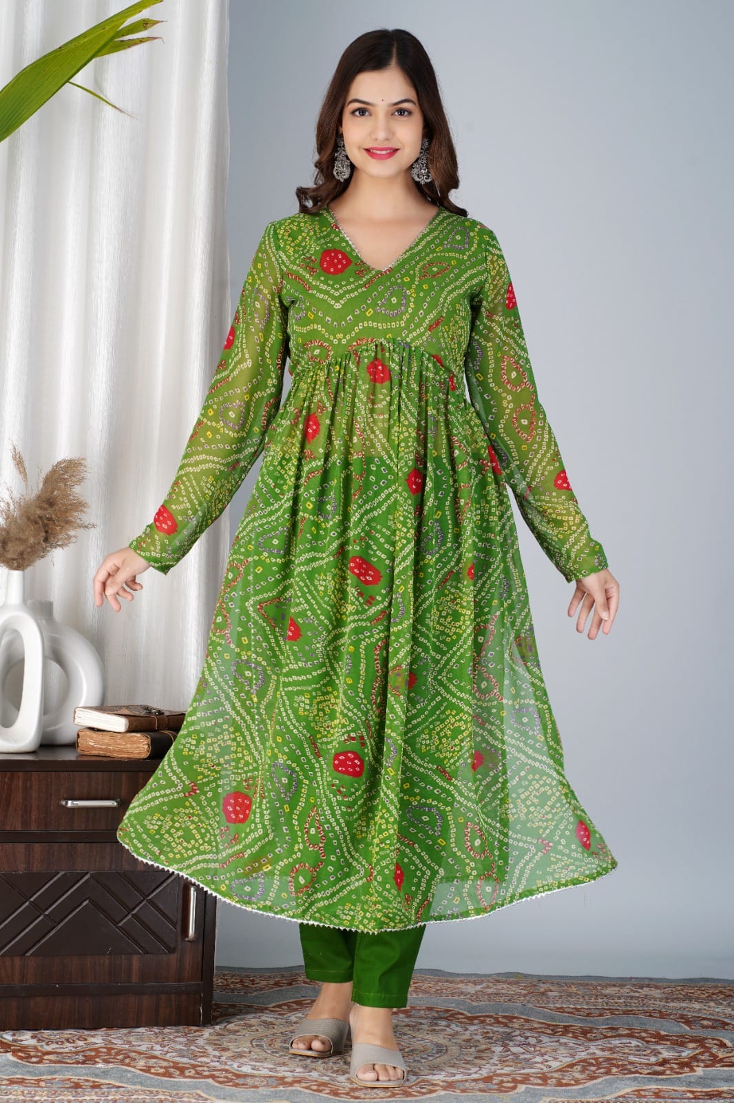 WOMES PARTY WEAR AND FORMAL ALL TIME SUITED KURTIS 3 PIECE SET FOR WOMENS (ROYAL)