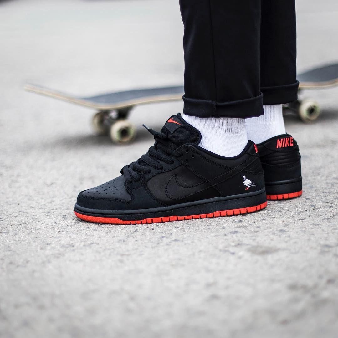 NIKE SB DUNK NYC PIGEON BLACK FOR MENS PREMIUM EDITION (SK 2099) - Image 2