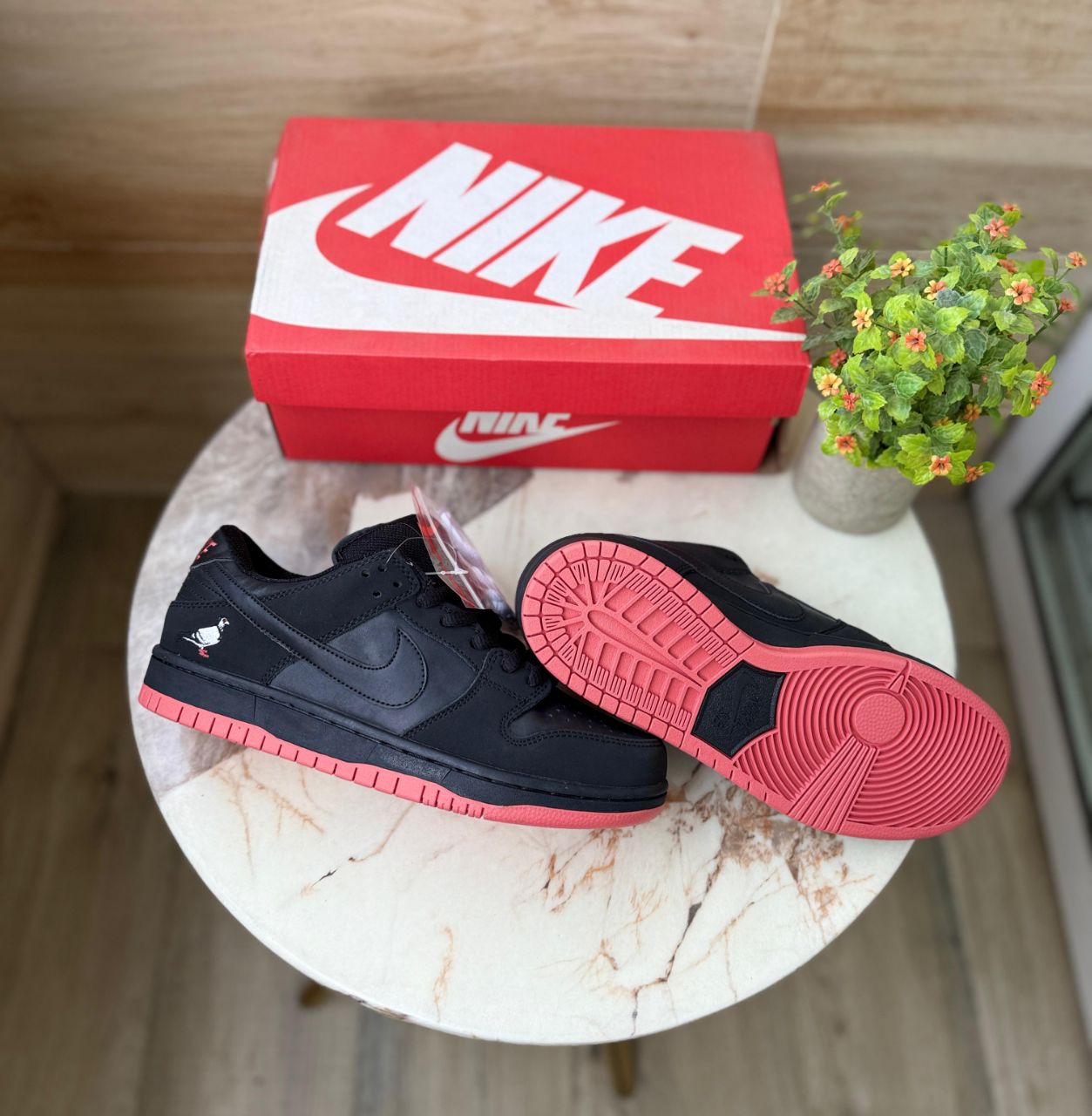 NIKE SB DUNK NYC PIGEON BLACK FOR MENS PREMIUM EDITION (SK 2099) - Image 3