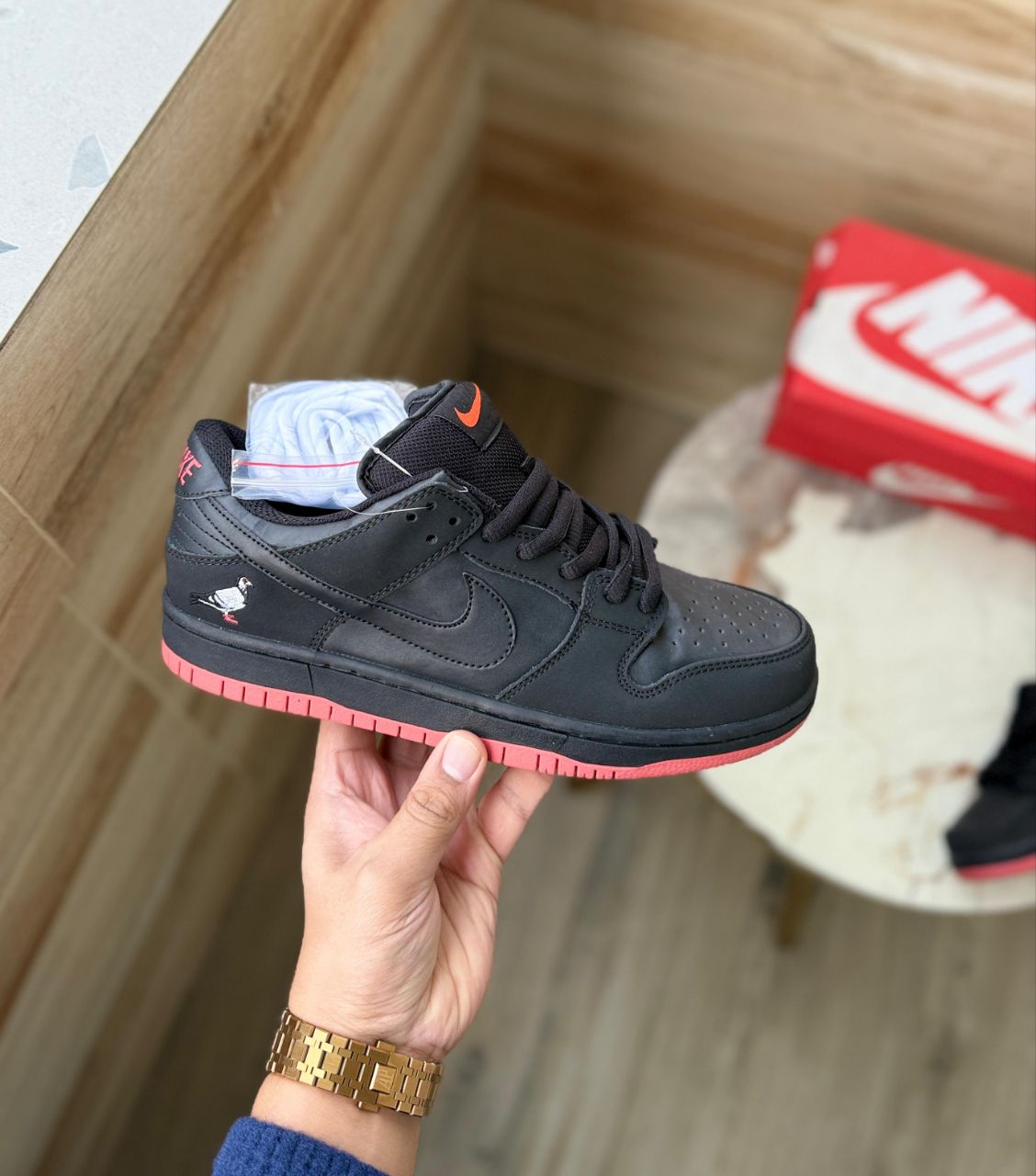 NIKE SB DUNK NYC PIGEON BLACK FOR MENS PREMIUM EDITION (SK 2099)