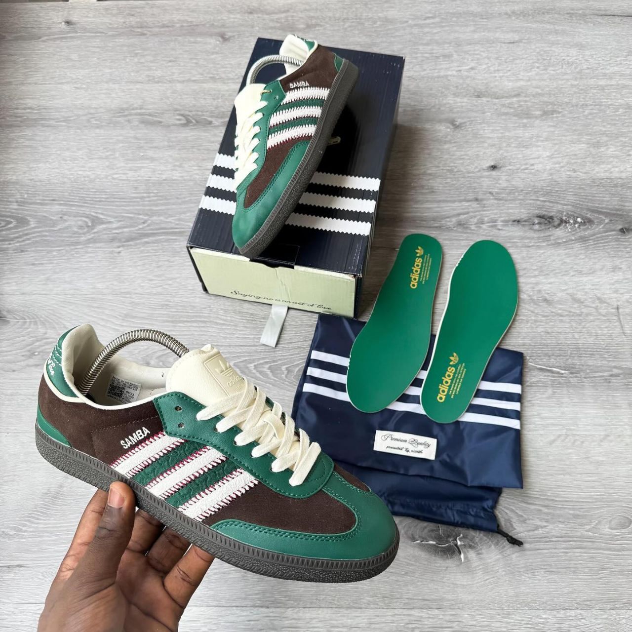 ADIDAS SAMBA NOTTLE GREEN FOR EVERYONE PREMIUM EDITION (SK 1900)