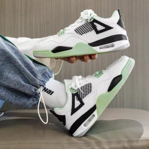 AIR JORDANS RETRO 4 OIL AURA PREMIUM JORDANS SHOES (SK 1400)