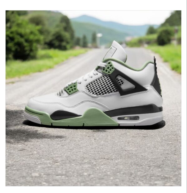 AIR JORDANS RETRO 4 OIL AURA PREMIUM JORDANS SHOES (SK 1400) - Image 4