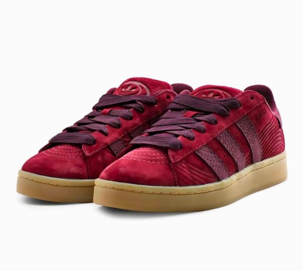 ADIDAS ORIGINAL CAMPUS MAROON PREMIUM SHOES HIGH QUALITY (SK 2100) - Image 2