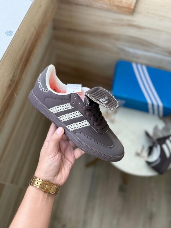 ADIDAS SAMBA WALES BONER END BROWN (SK 1900) PREMIUM SHOES - Image 3