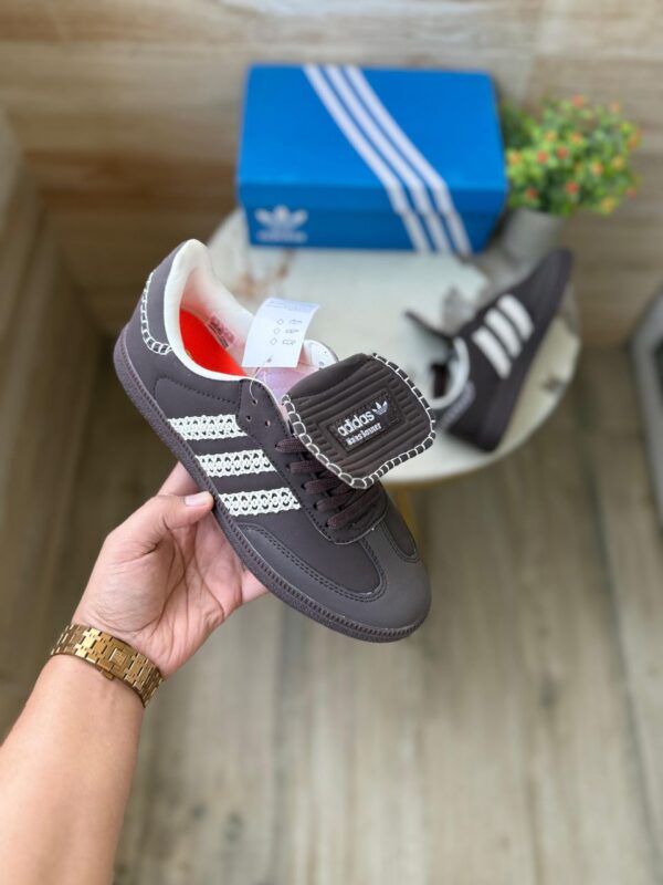 ADIDAS SAMBA WALES BONER END BROWN (SK 1900) PREMIUM SHOES - Image 4