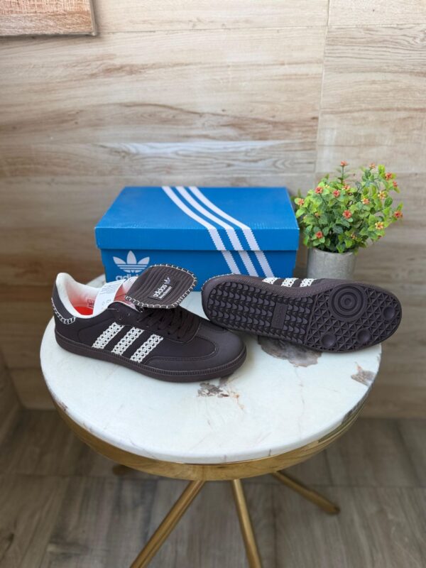 ADIDAS SAMBA WALES BONER END BROWN (SK 1900) PREMIUM SHOES - Image 5