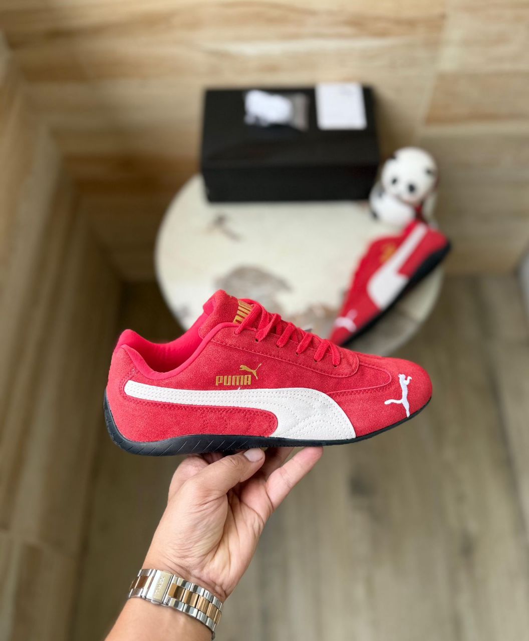 PUMA SPEED CAT RED COLOUR PREMIUM SHOES FOR EVERYONE (SK 1900)
