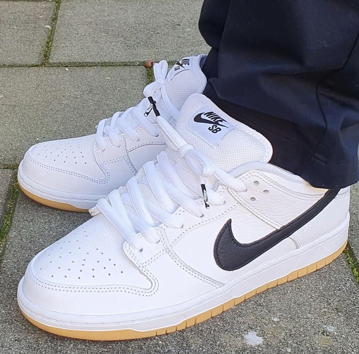 NIKE SB DUNK WHITE GUM HIGH QUALITY LUXURY PREMIUM SHOES (SK 2100)