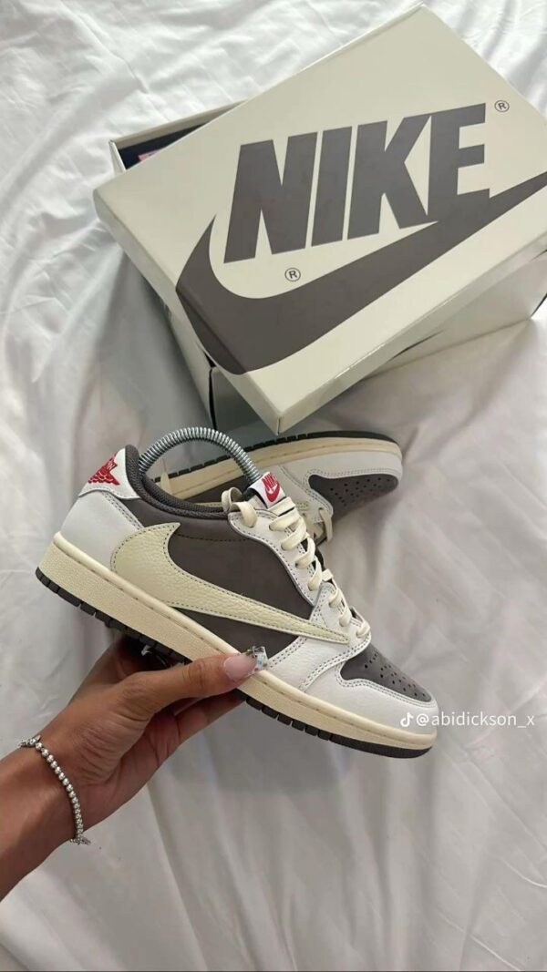 NIKE AIR JORDANS RETRO TRAVIS SCOTT MOCHA REVERSE SHOES FOR MENS AND WOMENS (SK 1900) - Image 6
