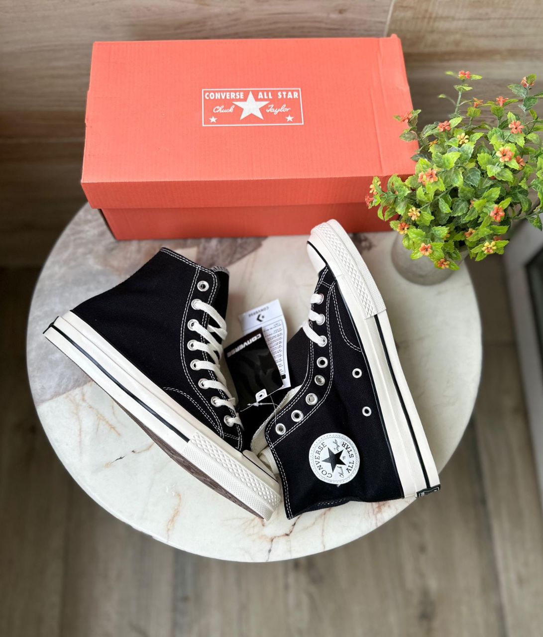 CONVERSE CHUCK 70 BLACK FOR BOYS AND GIRLS SHOES (SK 1900)