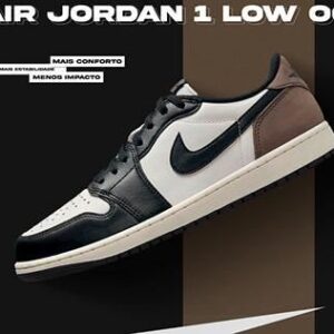 NIKE AIR JORDANS ONE MOCHA LOW SHOES (SK 1800)
