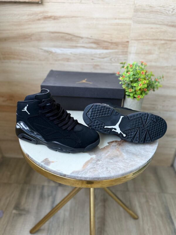 AIR JORDANS JUMPMAN MVP BLACK PREMIUM SHOES  (SK 2100) - Image 3