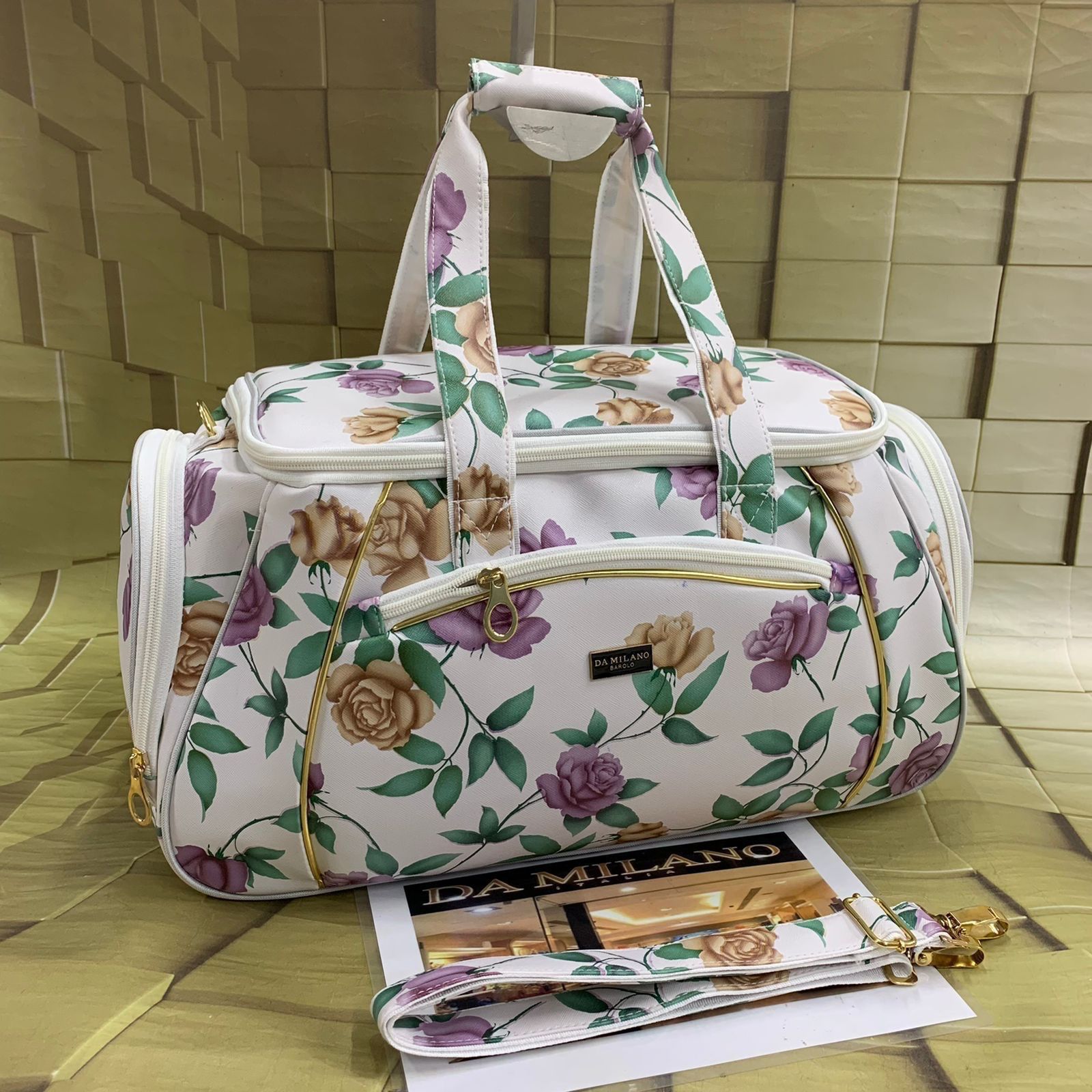 IMPORTED WOMENS PURE LEATHER HIGH QUALITY LUGGAGE BAG FOR ALL STYLES