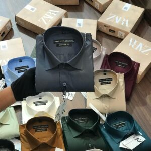 ZARA BRAND BOX SHIRT MENS PREMIUM HIGH QUALITY PREMIUM BLACK COLOUR