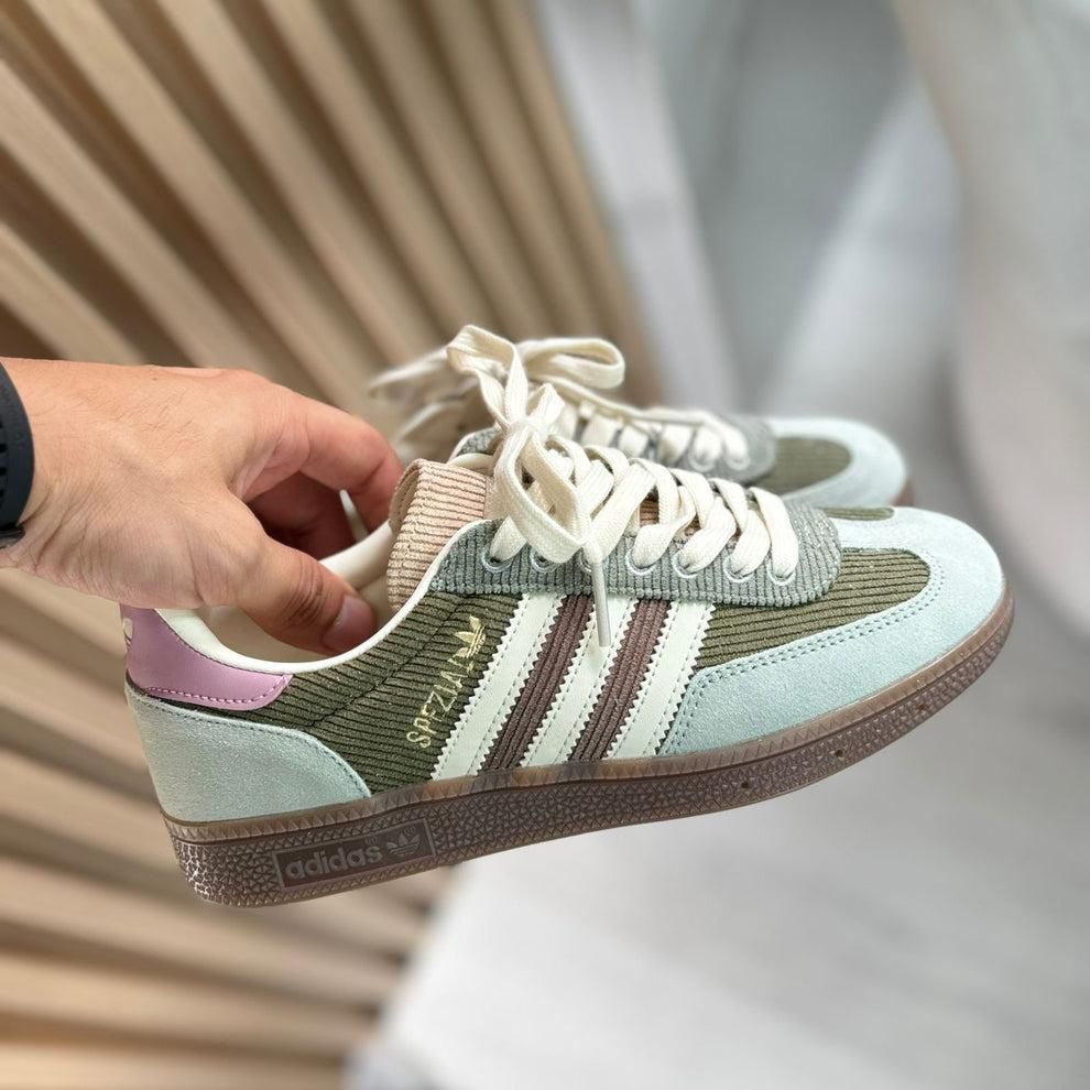 ADIDAS GREEN SILVER SHOES FOR MENS AND WOMENS TRENDY (SK 2000)