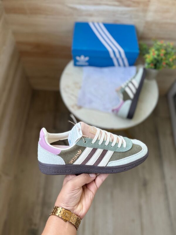 ADIDAS GREEN SILVER SHOES FOR MENS AND WOMENS TRENDY (SK 2000) - Image 6
