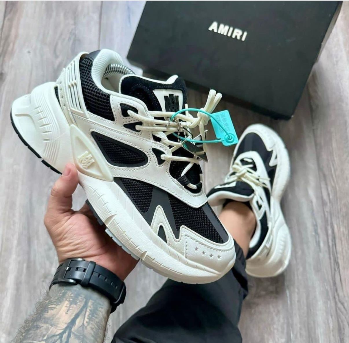 AMIRI MA LEGACY SNEAKERS FOR MENS PREMIUM LUXURY (SK 2000) - Image 3