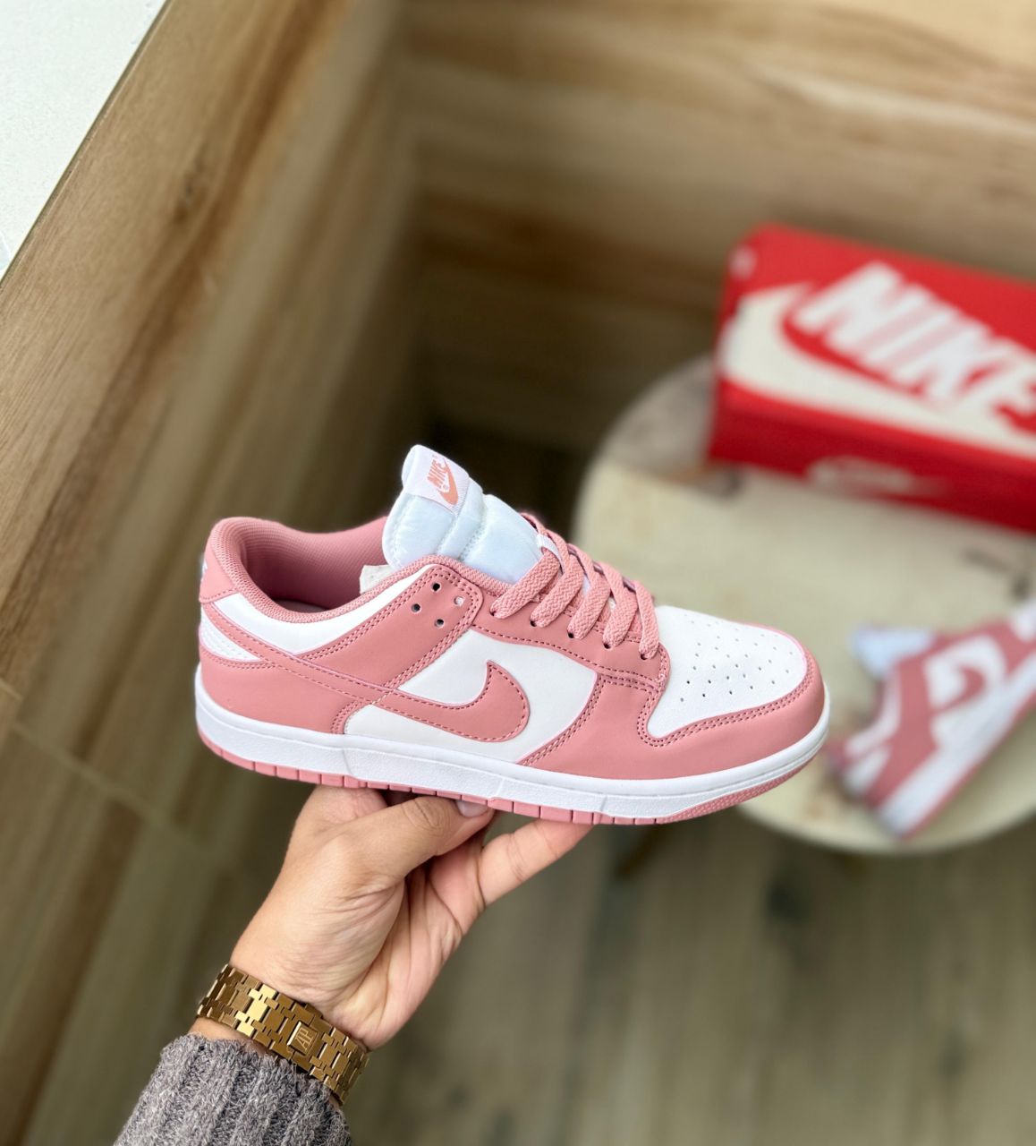 NIKE SB DUNK WHISPER ROSE PINK PREMIUM SHOES FOR WOMENS (SK2000)