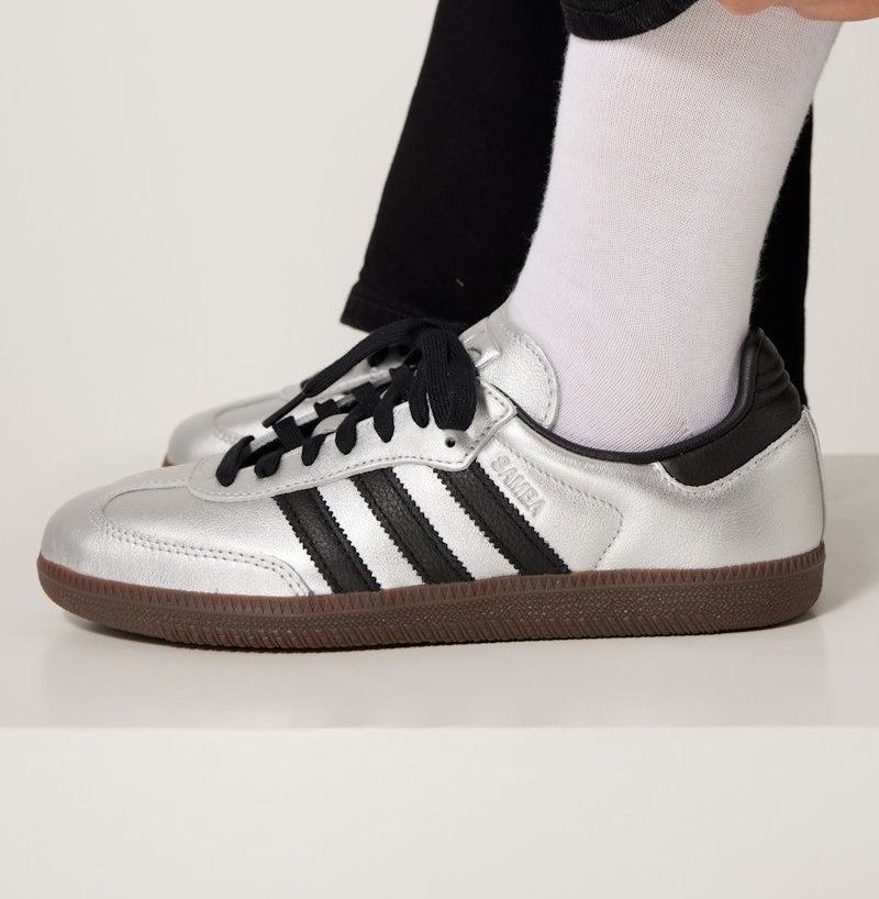 ADIDAS ORIGINAL SAMBA SILVER PREMIUM EDITION SHOES (SK 1900)