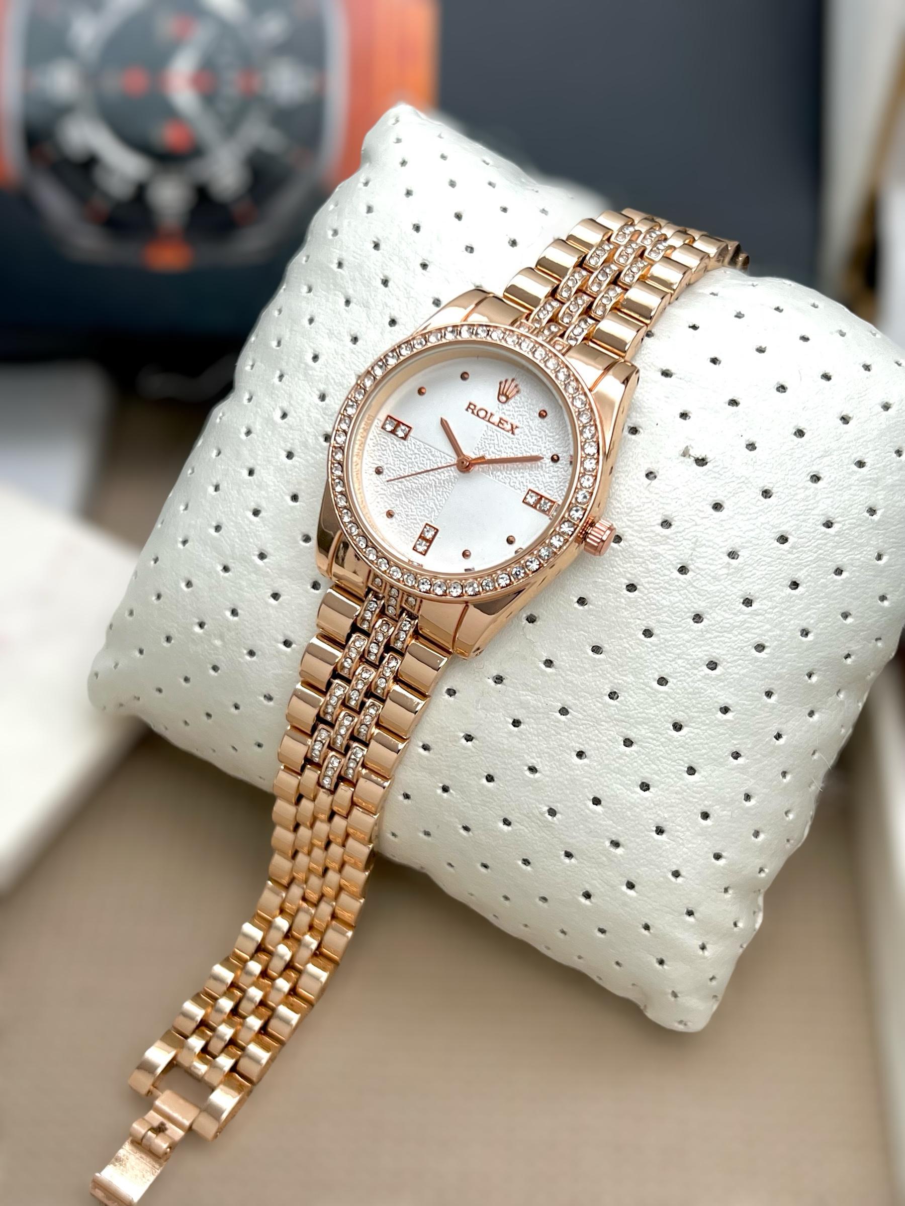 ROLEX STAINLESS STEEL WOMENS PREMIUM STYLISH LOOK