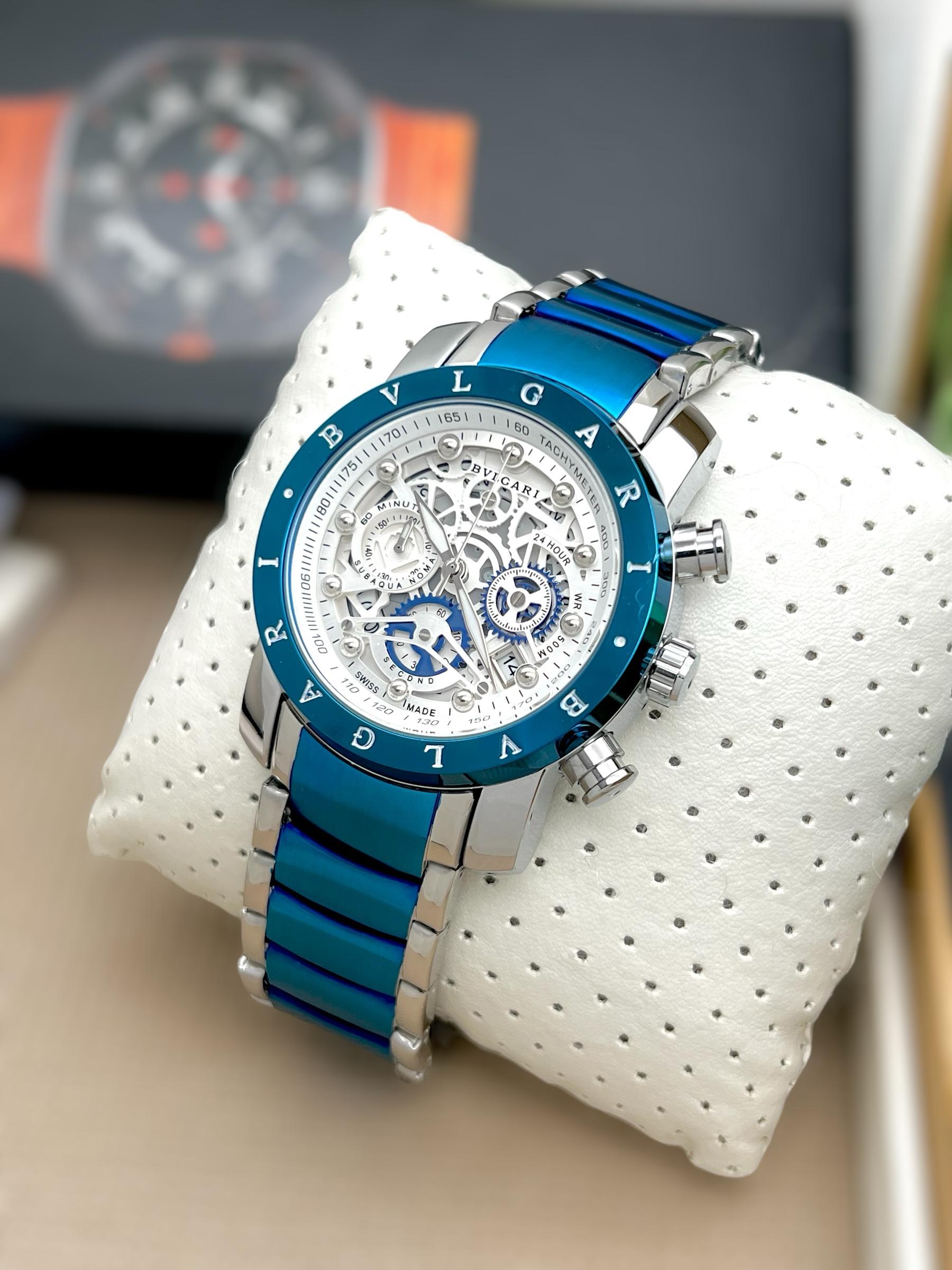 BVL GARI PREMIUM CHORONOGRAPH STYLISH MENS WATCH STAINLESS STEEL
