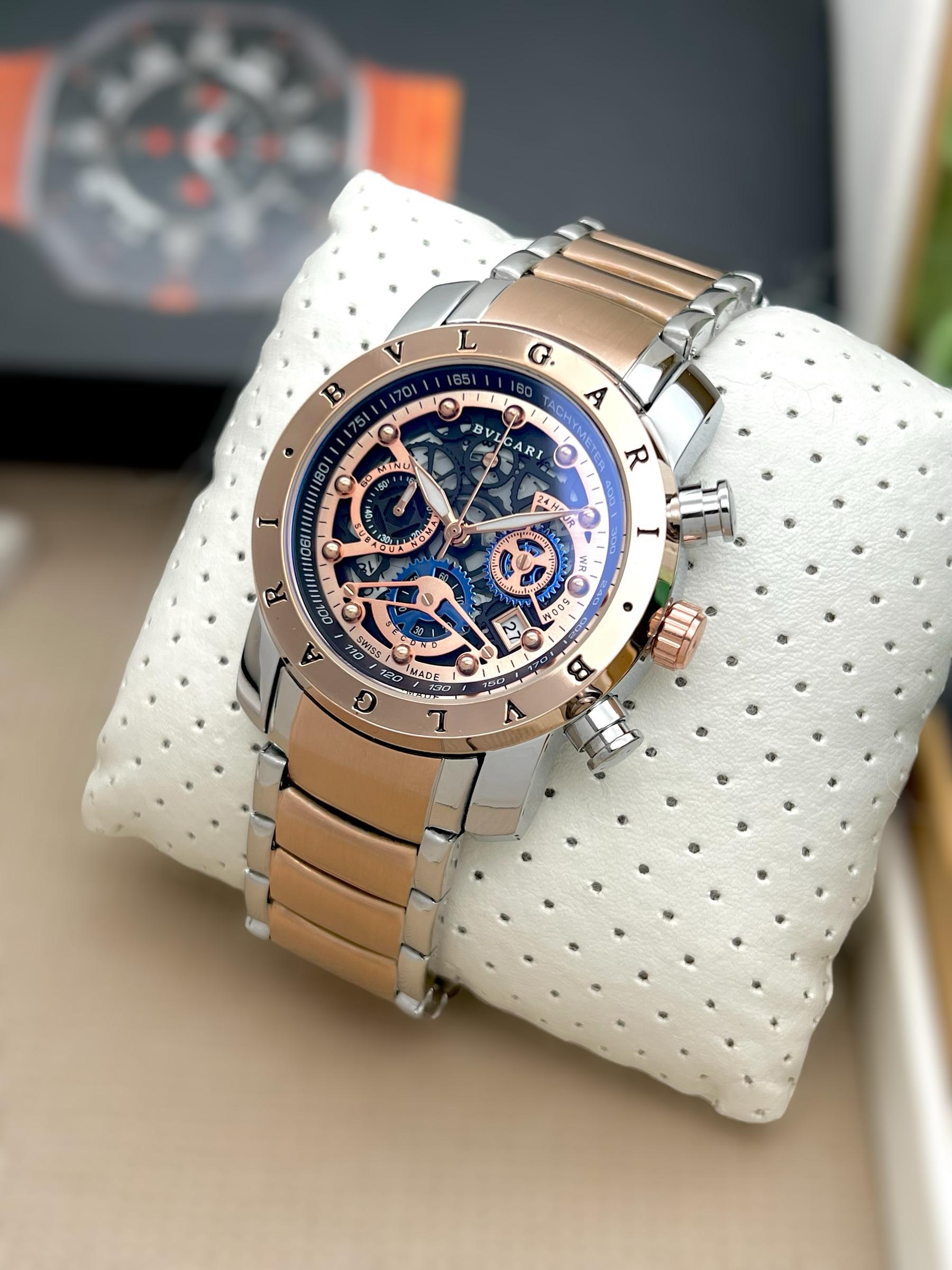 BVL GARI PREMIUM CHORONOGRAPH STYLISH MENS WATCH STAINLESS STEEL
