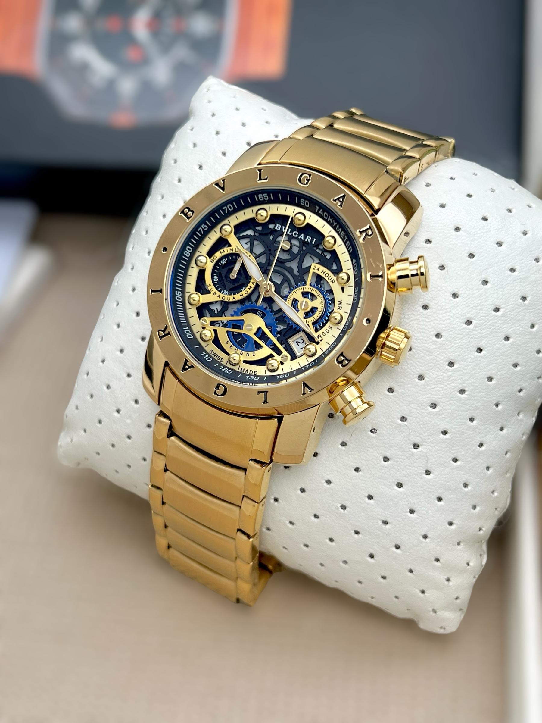 BVL GARI PREMIUM CHORONOGRAPH STYLISH MENS WATCH STAINLESS STEEL