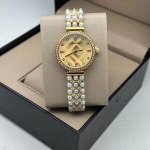 BURBERRY WOMENS WATCH CRYSTAL AND ROYAL LOOK WOMENS MADE